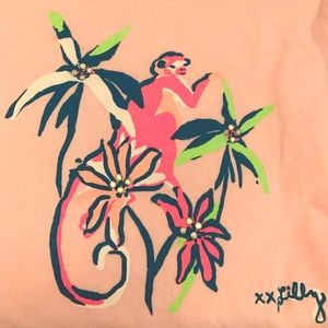 Lilly Pulitzer Sz M 6/7 Girls Top & 2 Capri Pants